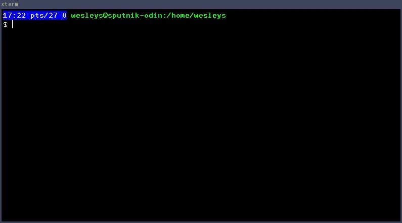 xterm without colorterm